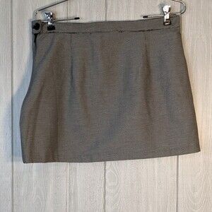 Forever 21 Hounds Tooth Mini Skirt Dark Academia Business Casual EUC SZ 28
